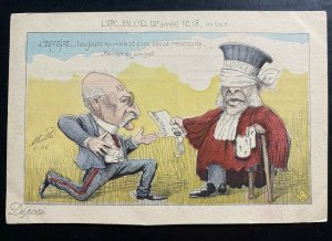 Mint France Picture Postcard Dreyfus Affair 1906 Scene 