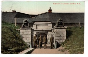 Entrance to Citadel, Halifax, Nova Scotia, Used 1910