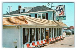 BELMAR, NJ ~ Roadside DAVE & EVELYN'S Sea Food RESTAURANT  1971 Postcard