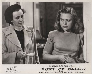 Port Of Call Ingmar Bergman Bengt Eklund Film 10x8 Lobby Card