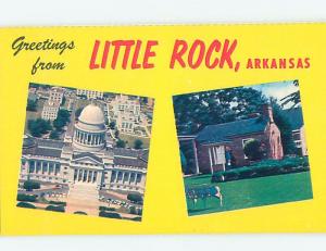 Unused Pre-1980 TWO VIEWS ON CARD Little Rock Arkansas AR ho7432