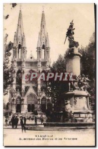 Postcard Old Marseille Monument Mobile and Reforms