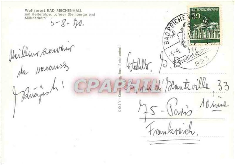 Postcard Modern Weltkurort Bad Reichenhall