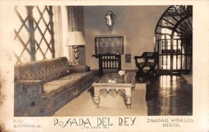 Zimapan Hidalgo Mexico Posada Del Rey Kings Inn Real Photo Postcard AA74690