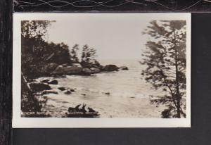Rocky Shore,Port Austin,MI Postcard 