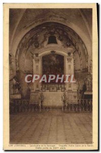 Old Postcard Cap D & # 39Antibes Sanctuary De La Garoupe Chapelle Notre Dame ...