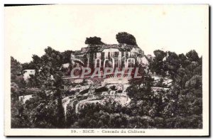 Old Postcard Nice Cascade du Chateau