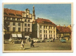 496543 1960 Estonia Tallinn Town Hall Square cars ed. 25000 Oktoober Tallinn