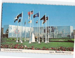 Postcard America Bicentennial Plaza Expo '74 World's Fair Spokane Washington USA