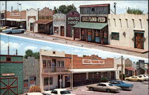 Deming NM New Mexico Bowlins Akela Flats Trade Post c1950-60s Vintage Postcard