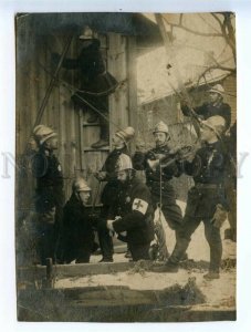 3029333 RUSSIAN RED CROSS FIREMEN Vintage photo