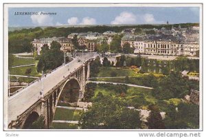 Panorama, Bridge, Luxemburg, 1910-1920s