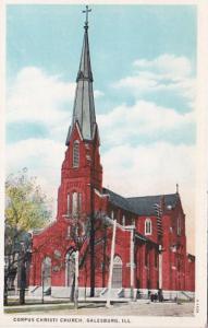 Illinois Galesburg Corpus Christi Church Curteich
