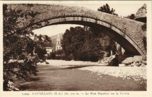 CPA CASTELLANE - Le Pont Napoleon sur le Verdon (143090)
