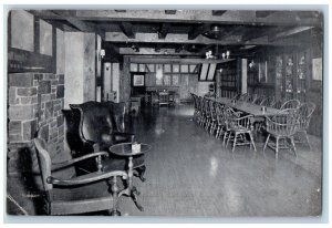 Baltimore Maryland Postcard Ye Olde McCormick Tea House Interior c1940 Vintage