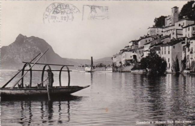 Switzerland Gandria e Monte San Salvatore 1960 Photo