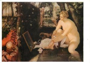 Art Tintoretto - nude Susanna and the elders
