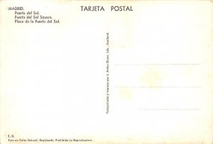Puerta del Sol Madrid Spain Unused 