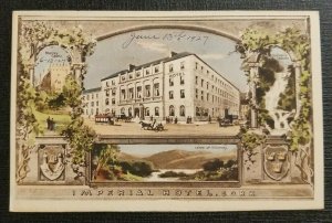 1927 Imperial Hotel Picture Postcard Cork Ireland Unposted Made In England