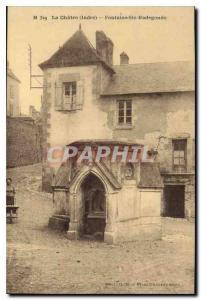 Postcard Old La Chatre Indre Fontaine Ste Radegonde