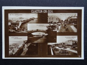 Essex CLACTON ON SEA 5 Image Multiview c1920s RP Postcard