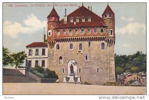 Le Chateau Et Le Monument Davel, Lausanne (Vaud), Switzerland, 1900-1910s