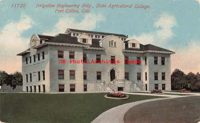 CO, Fort Collins, Colorado, Agricultural College, Irrigation Engineering Bldg 