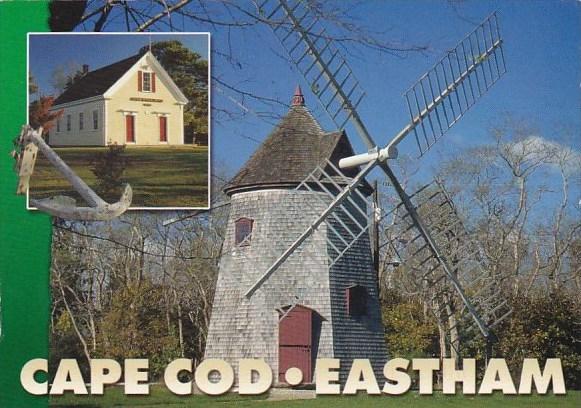 Massachusetts Cape Cod Eastham Windmill The Windmill On Cape Cod 1999