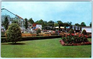 CINCINATTI, OH  Amusement Park ROLLER COASTER  The Mall at CONEY ISLAND Postcard