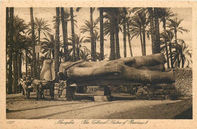 Egypt Memphis - The Colossal Statue of Ramses II