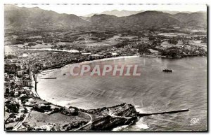 Saint Jean de Luz Old Postcard Aerial view