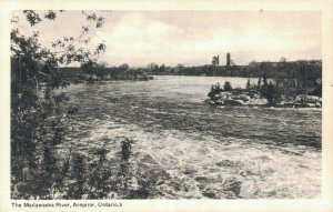 Canada The Madawaska River Arnprior Ontario Vintage Postcard 08.06
