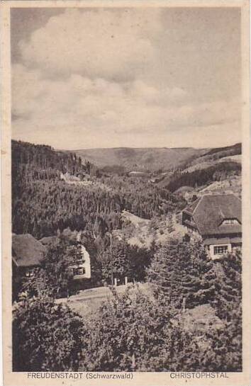 Germany Freudenstadt in Schwarzwald Christophstal 1927