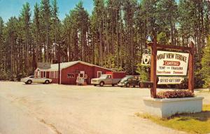 Conway New Hampshire Lobster Trap Street View Vintage Postcard K59371