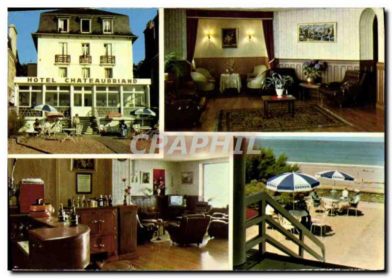 Modern Postcard Parame Saint Malo Hotel Chateaubriand Boulevard Hebert