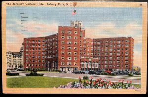 Vintage Postcard 1954 Berkeley Carteret Hotel, Asbury Park, New Jersey