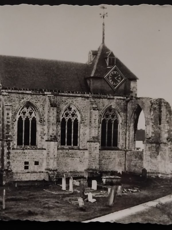 WINCHELSEA CHURCH, England real black & White photo POSTCARD