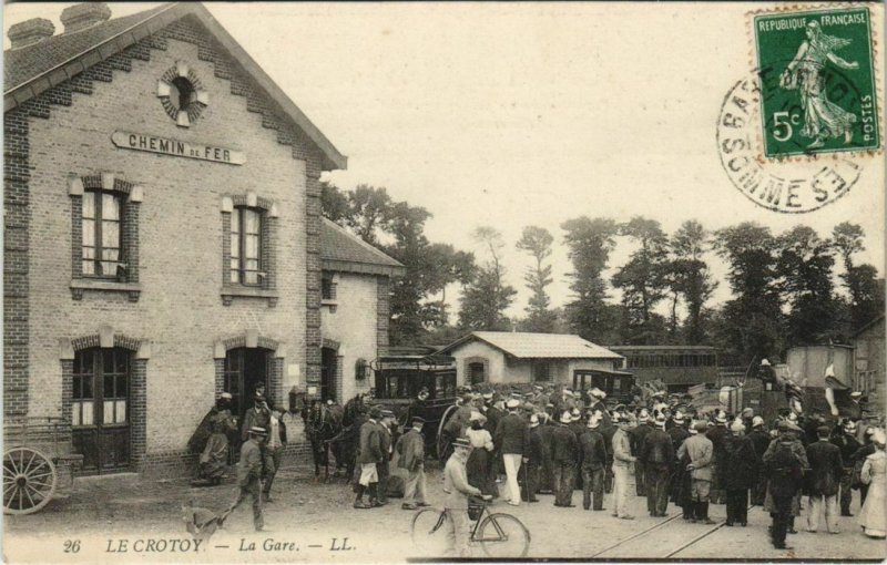 CPA LE CROTOY La Gare (758070)