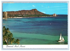 Vintage Diamond Head, Hawaii Postcard 5WE