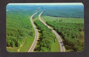 MI Aerial Michigan Interstate Highway Hwy POSTCARD PC