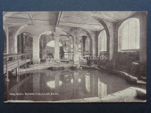 Somerset BATH Roman Circular Baths - Old Postcard by Photochrom Co Ltd