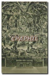 Old Postcard Citta del Vaticano Cappelle Sistina Michelangelo's Last Judgment