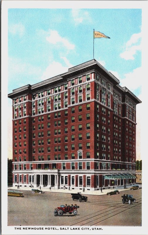 The Newhouse Hotel Salt Lake City Utah Postcard C215