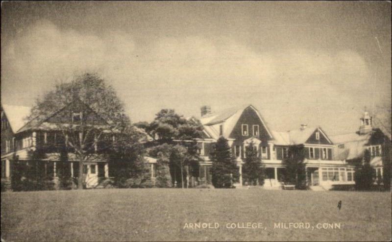 Milford CT Arnold College Postcard #2