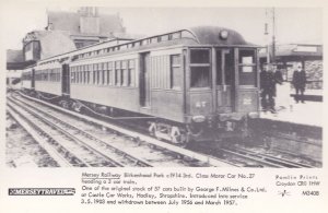 Mersey Railway Birkenhead Park Class Motor Car Train 27 Postcard