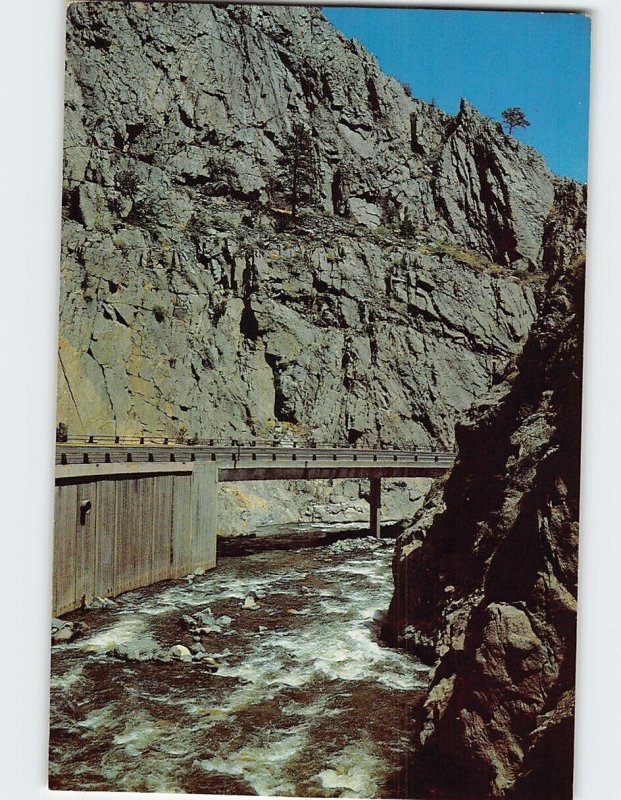Postcard Bridge At Narrows of Big Thompson Canyon, Colorado