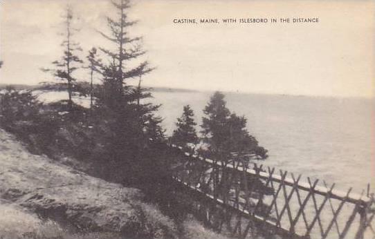 Maine Castine With Islesboro In the Distance Artvue