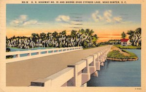 US Highway number 15, bridge, Cypress Lake Near Sumter Sumter, South Carolina  