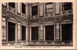 Uruguay Montevideo Palacio Legislativo Patios Vintage Postcard C066