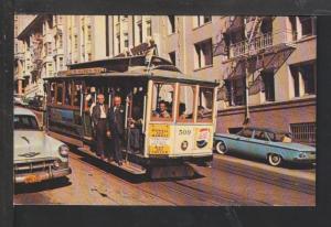 Cable Car,San Francisco,CA Postcard 
